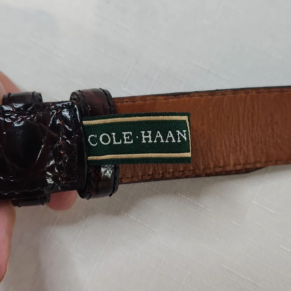 Cole Haan shiny dark
